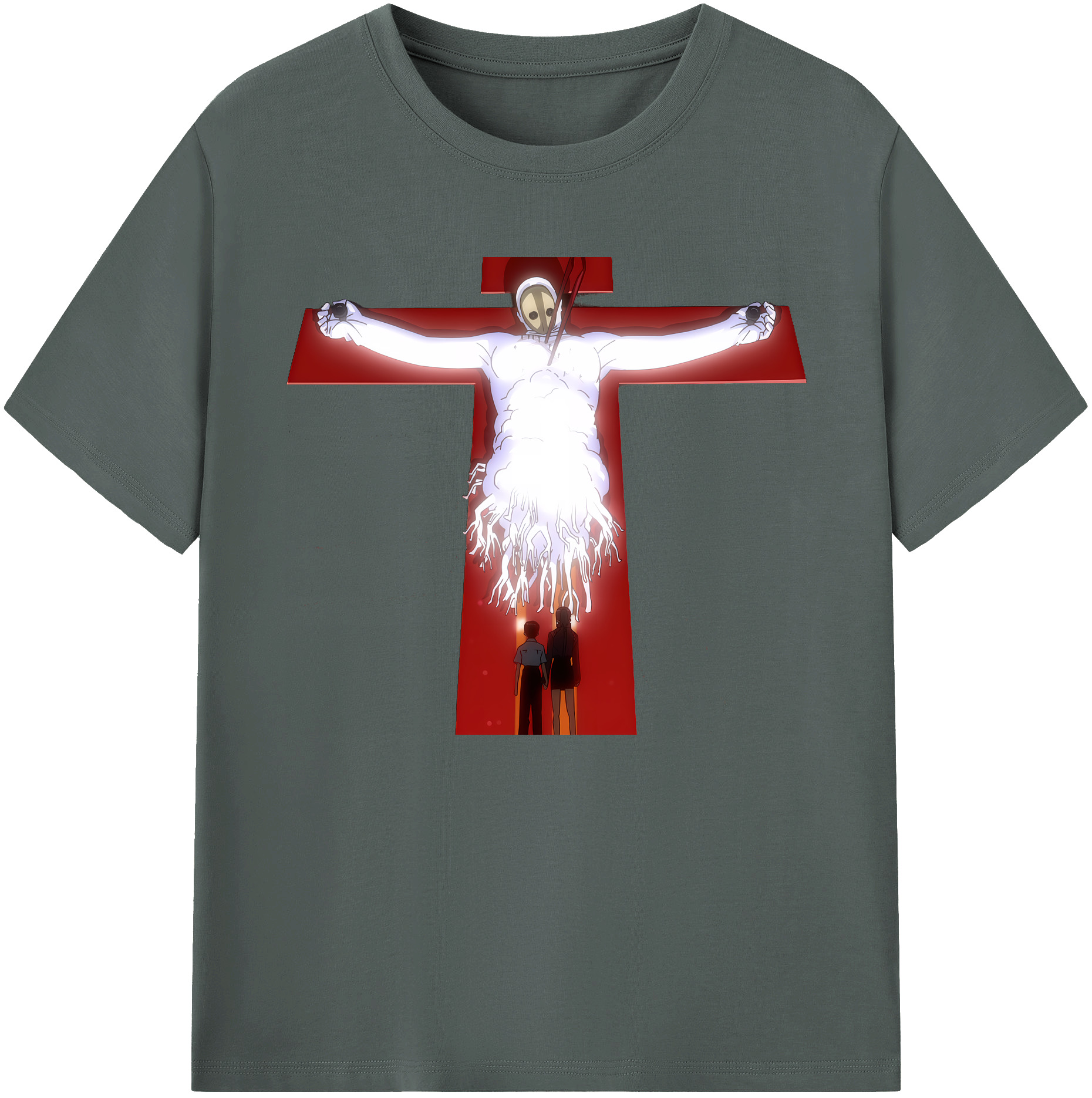 （画像用） EVA 新世紀エヴァンゲリオン 綿100％ メンズ半袖Tシャツ｜肌触りやわらか＆通気性